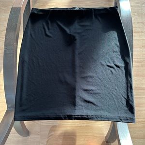Sympli black stretch miniskirt. Size 4.